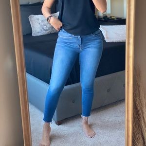 Good American waist crop jeans